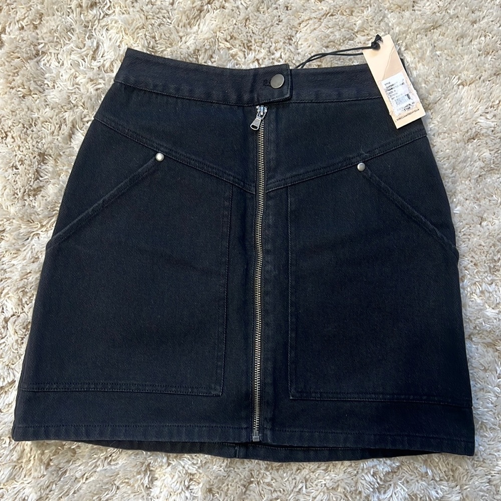 REBECCA MINKOFF Marigold Cotton-twill Mini Skirt